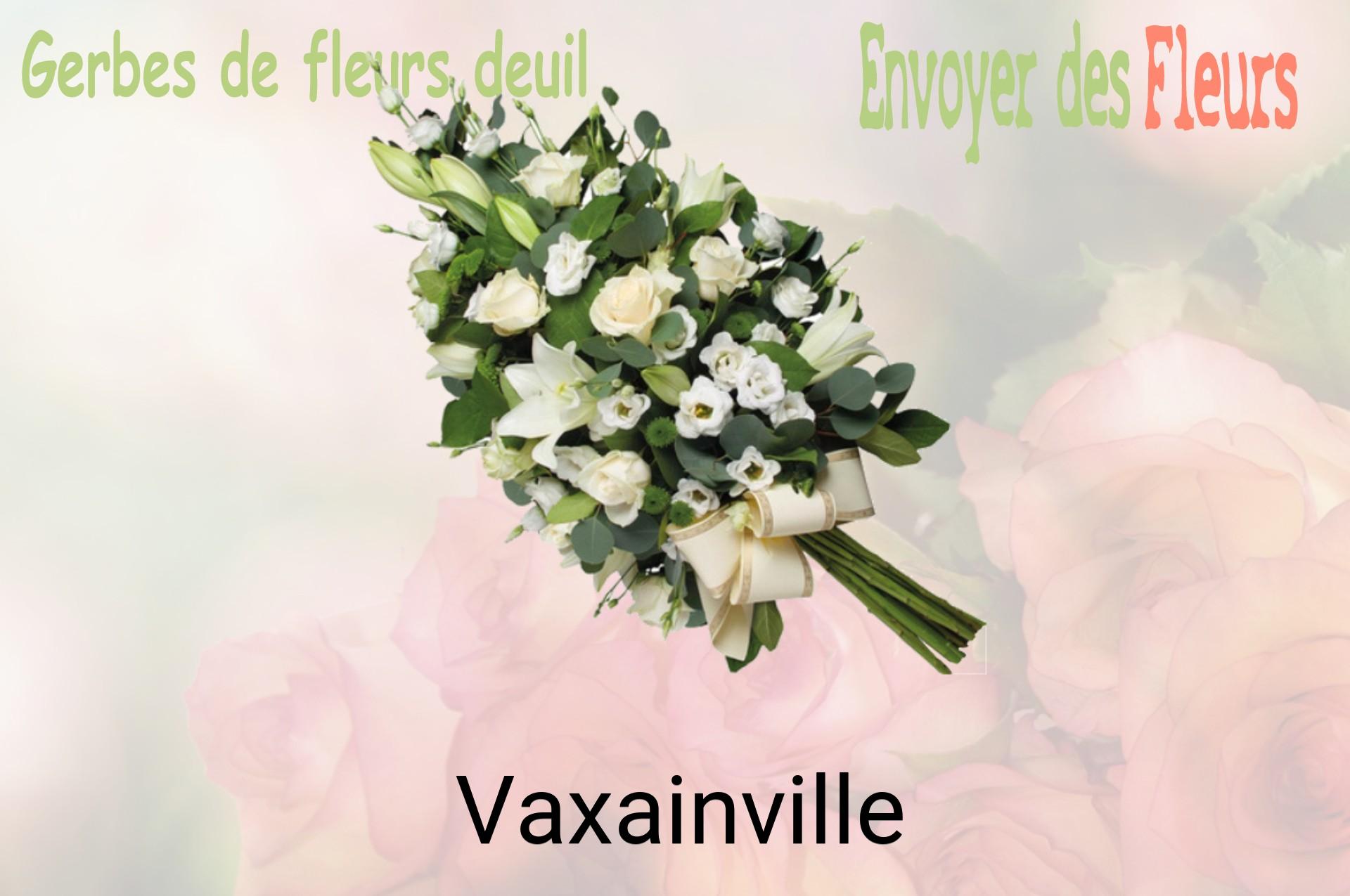 Gerbe de fleurs de deuil livrée à Vaxainville